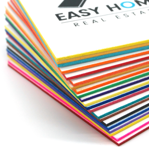 Business Cards Painted Edges